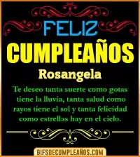 Frases de Cumpleaños Rosangela